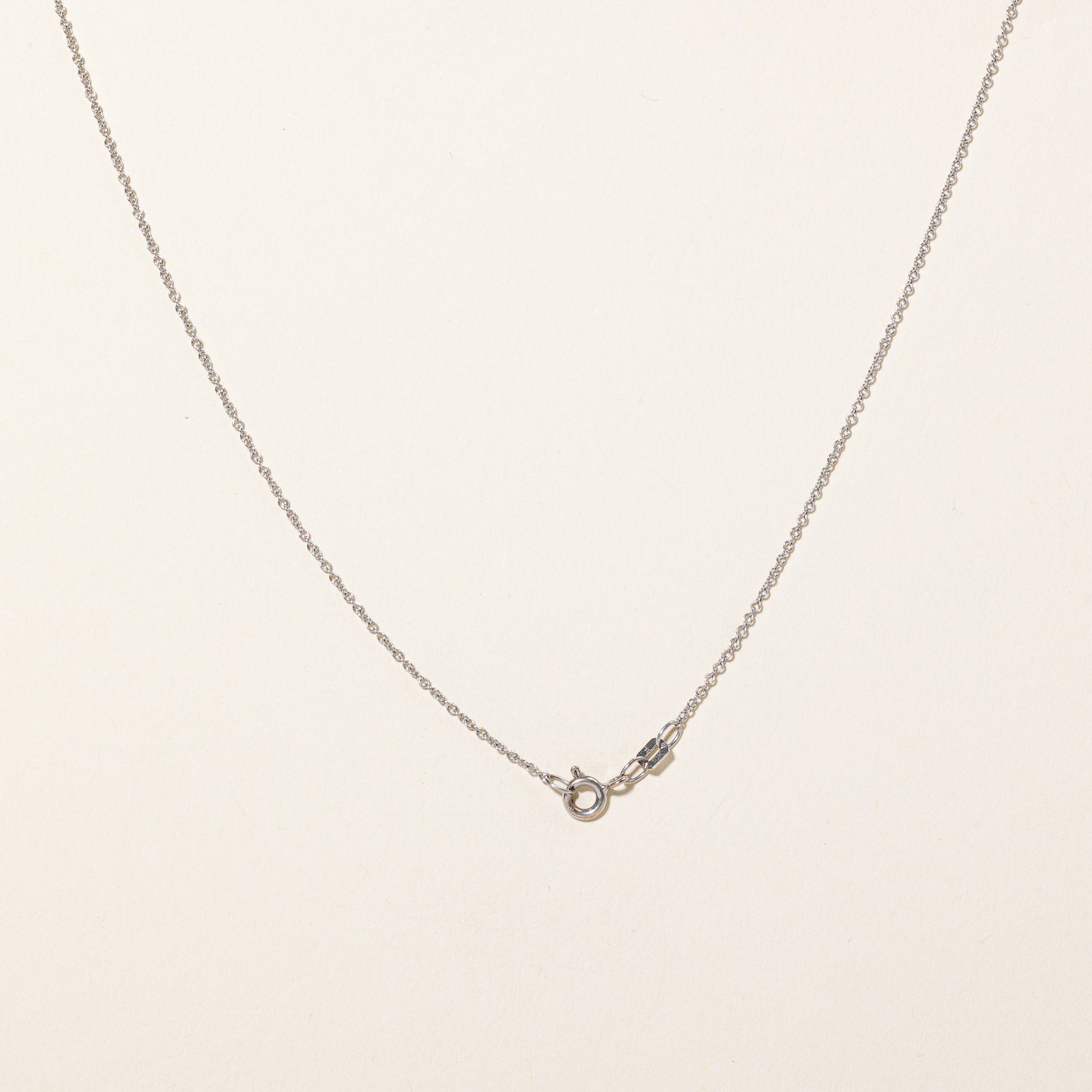 Collier pendentif cœur en diamant | 0,07 ct | 45,7 cm |