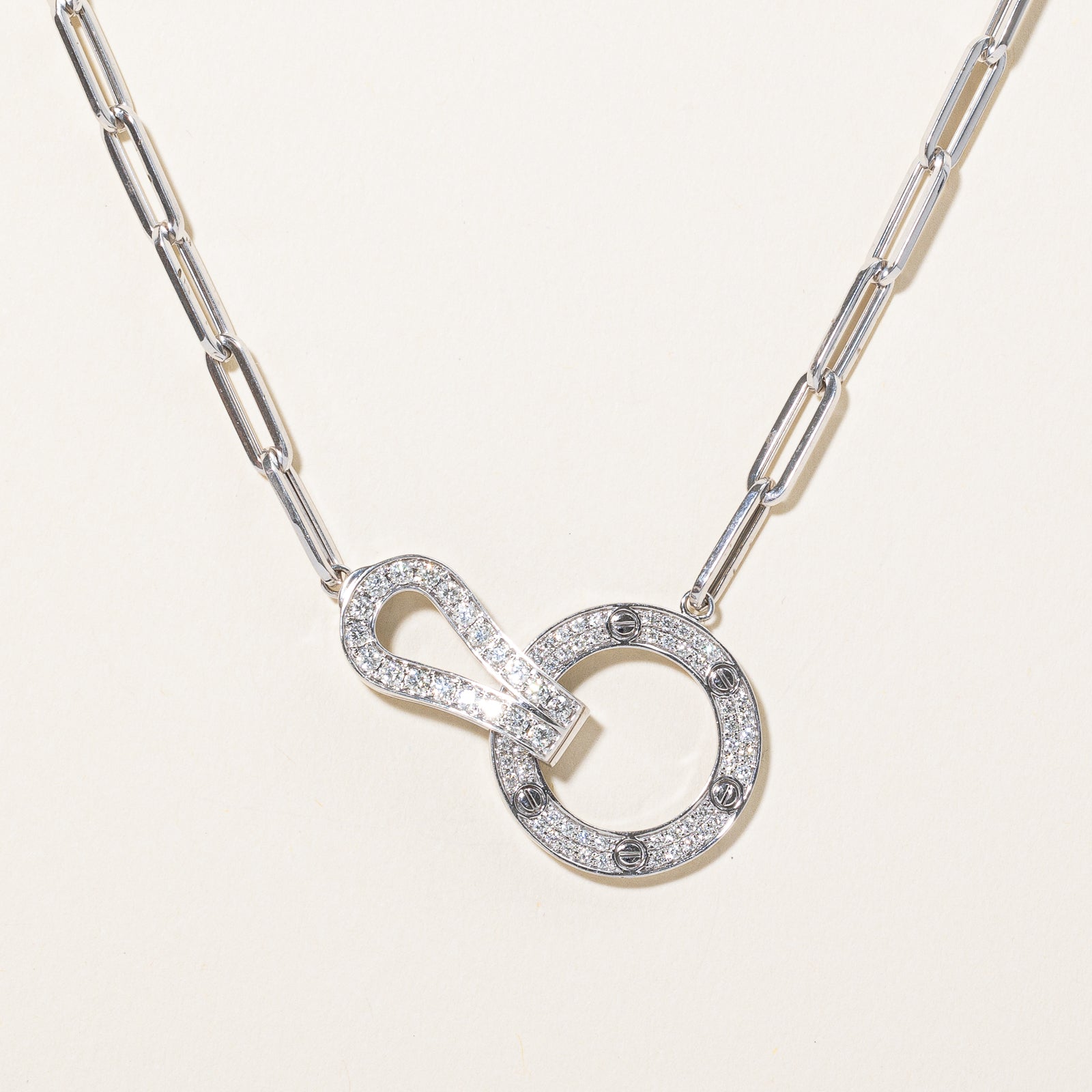 Diamond Pendant Chain Necklace | 0.82ctw | 17.5" |
