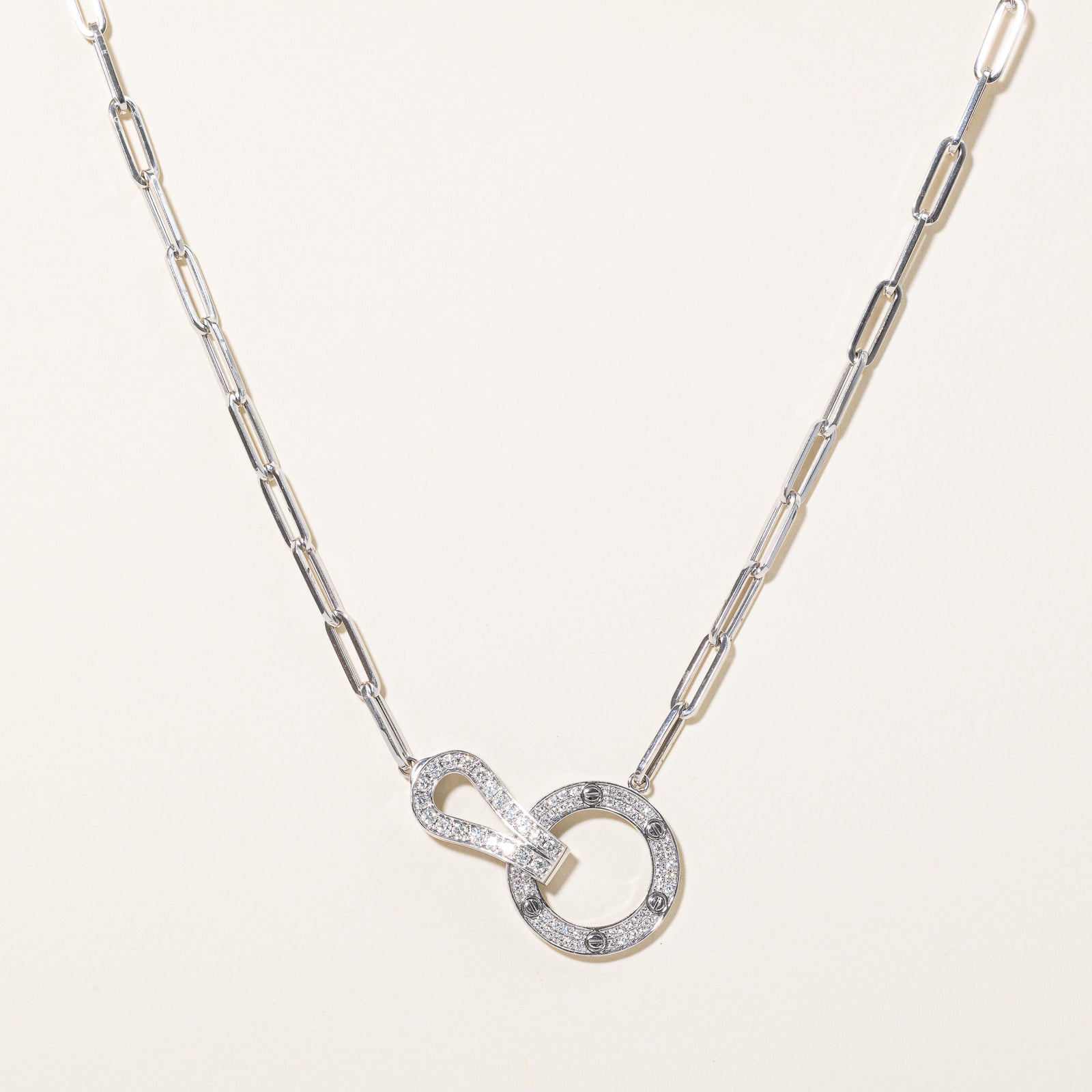 Collier avec pendentif en diamant | 0,82 ct | 44,5 cm |