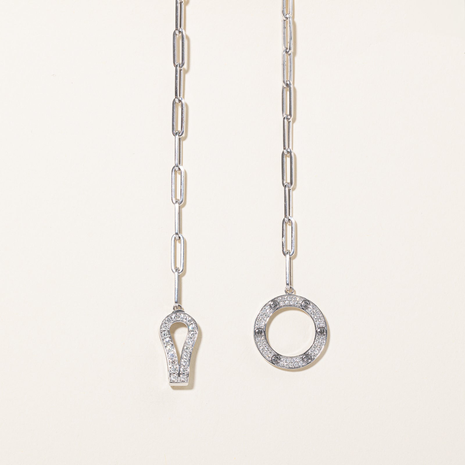 Diamond Pendant Chain Necklace | 0.82ctw | 17.5" |