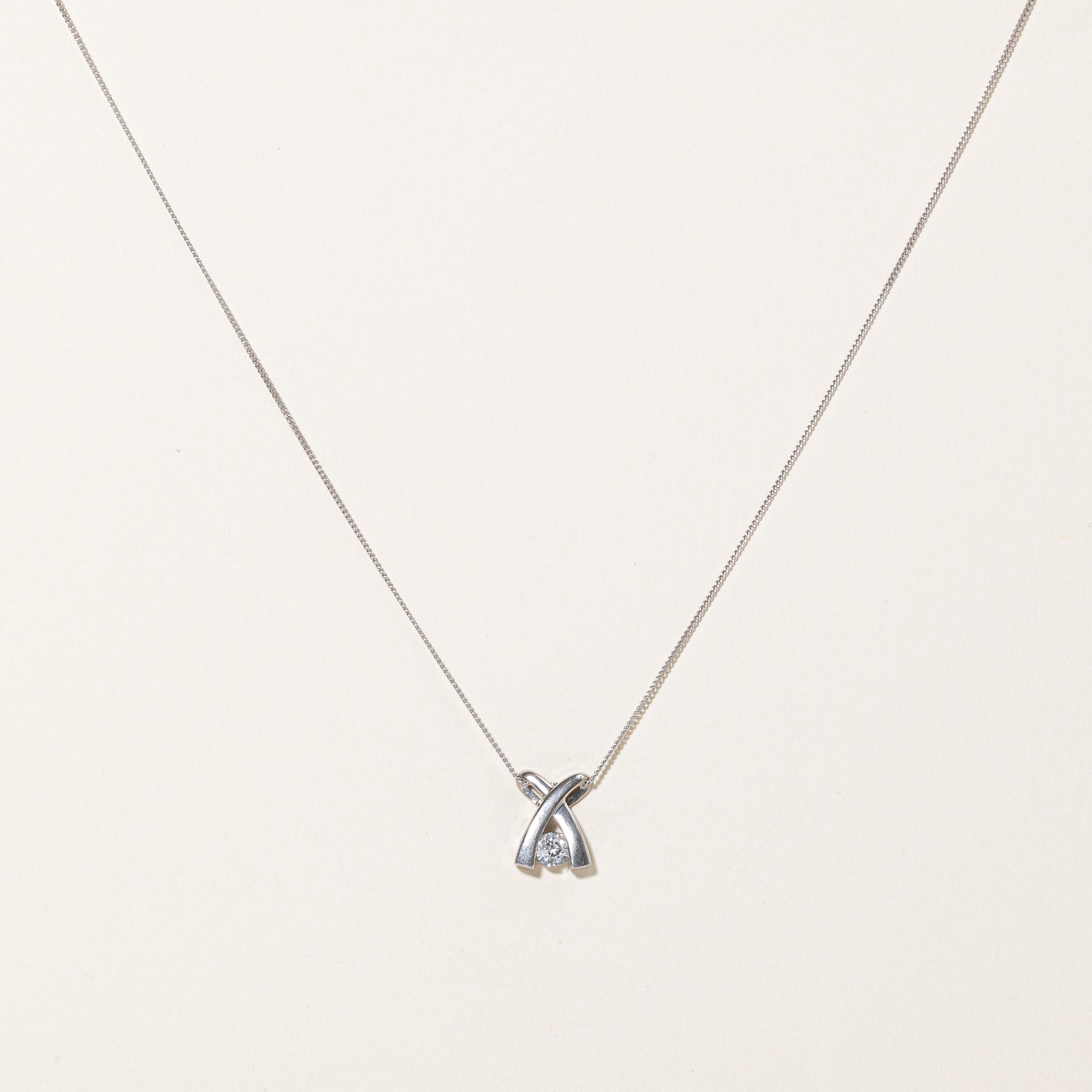 Diamond Pendant & Necklace | 0.20ct | 19" |