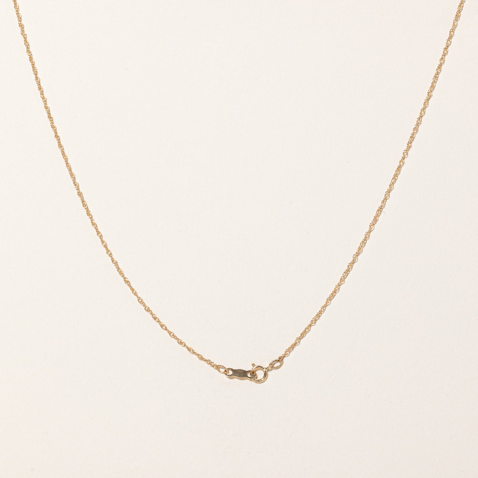 Pendentif et collier en diamant briolette | 0,05 ct | 15,5" |