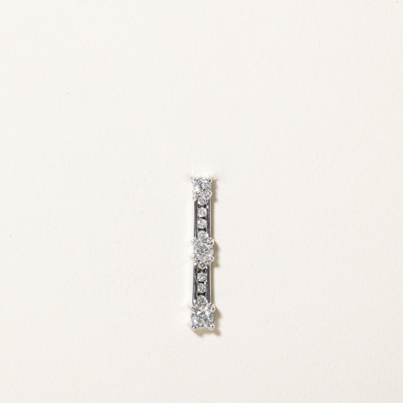 Diamond Column Pendant | 0.50ctw |