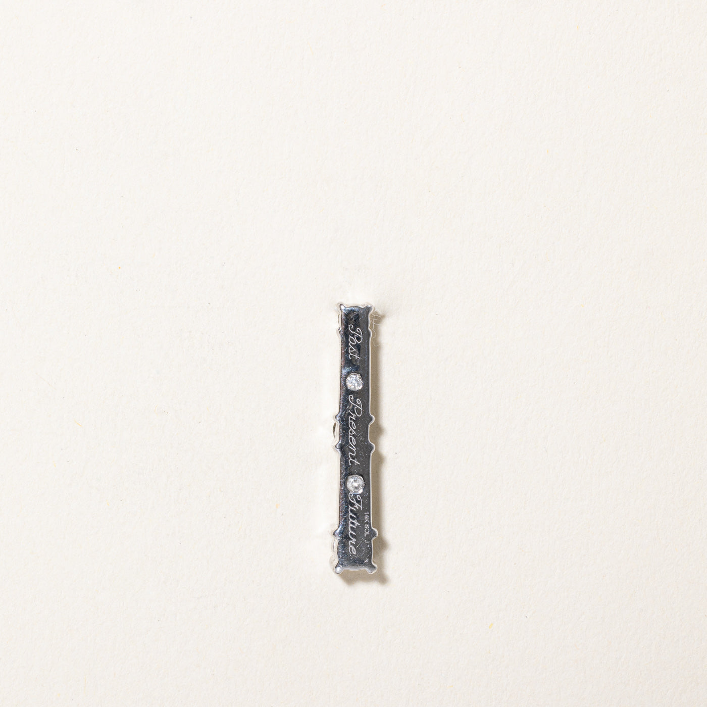 Diamond Column Pendant | 0.50ctw |