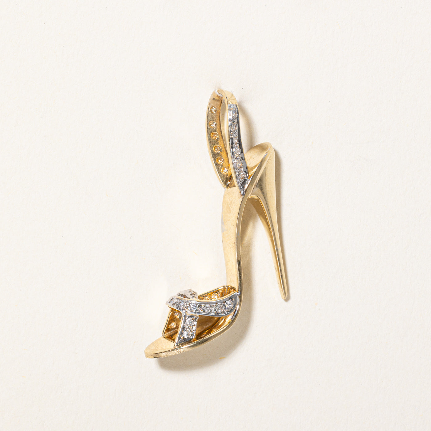 Diamond High Heel Pendant | 0.09ctw |