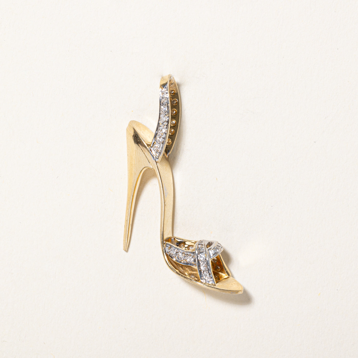 Diamond High Heel Pendant | 0.09ctw |