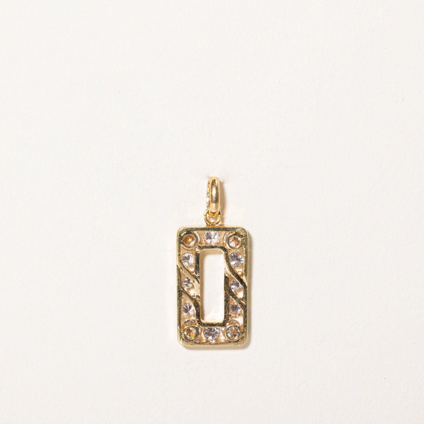 Diamond Rectangle Pendant | 0.81ctw |