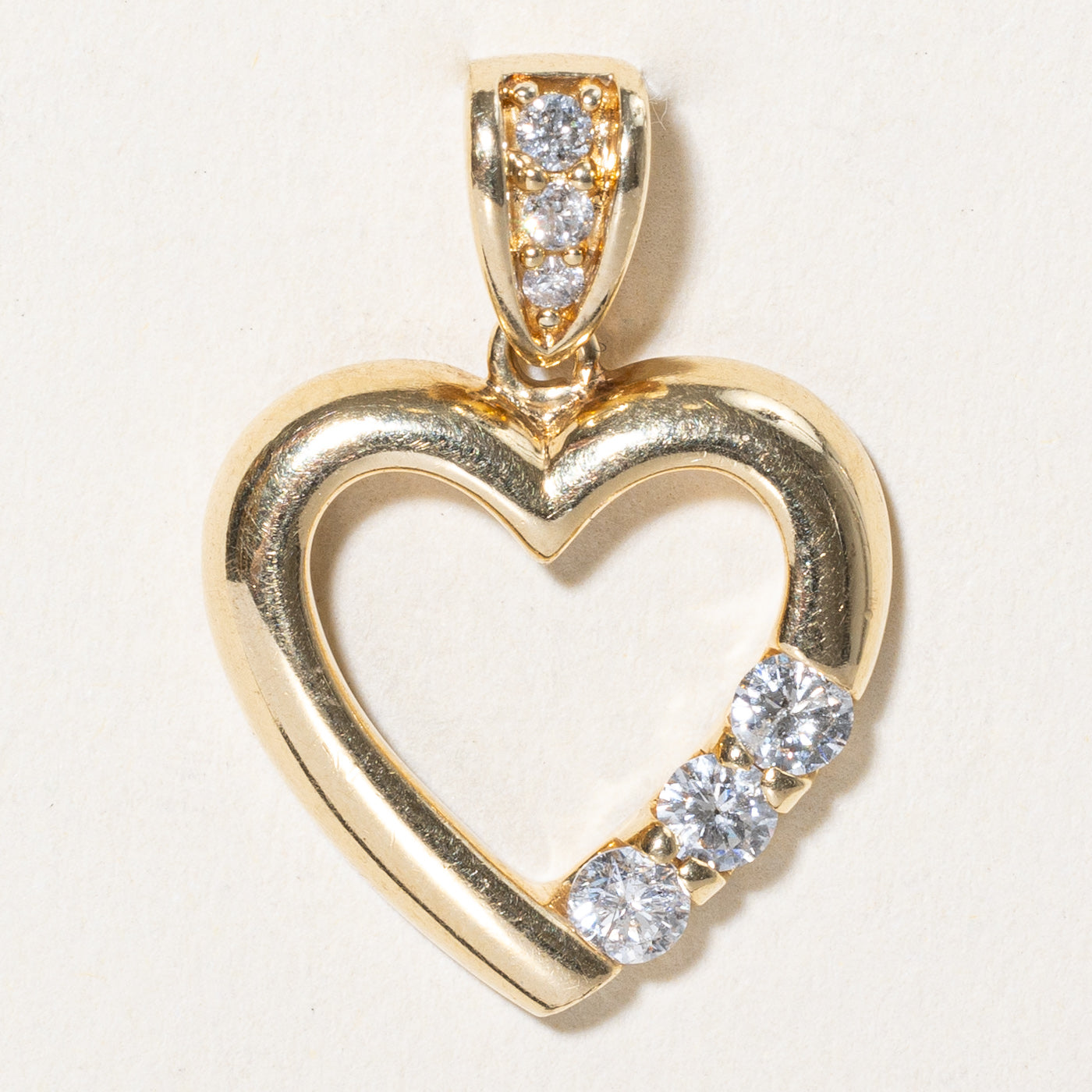 Diamond Heart Pendant | 0.45ctw |