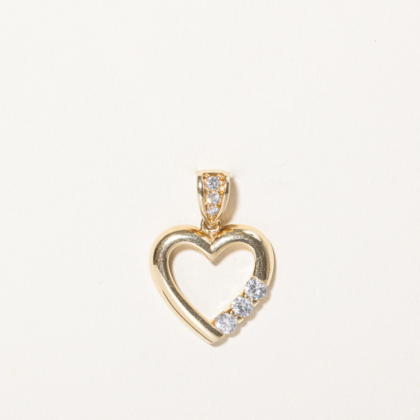 Diamond Heart Pendant | 0.45ctw |