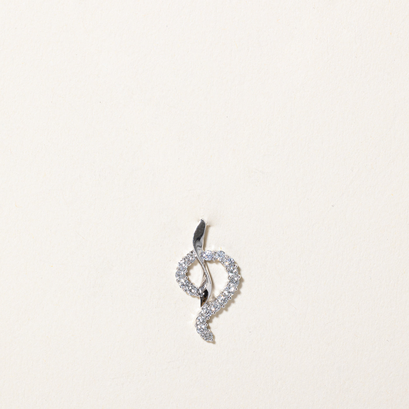 Diamond Swirl Design Pendant | 0.30ctw |