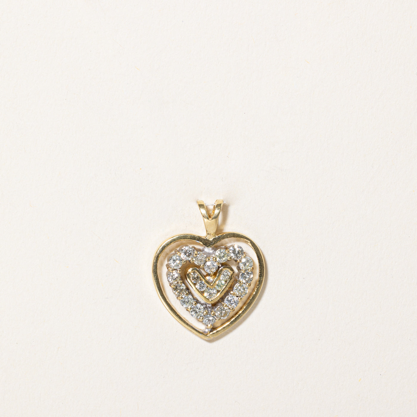 Diamond Heart Pendant | 0.59ctw |