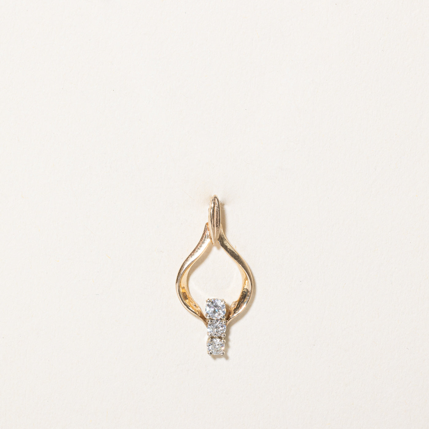 Pendentif en diamant taille ancienne européenne | 0,21 ct |
