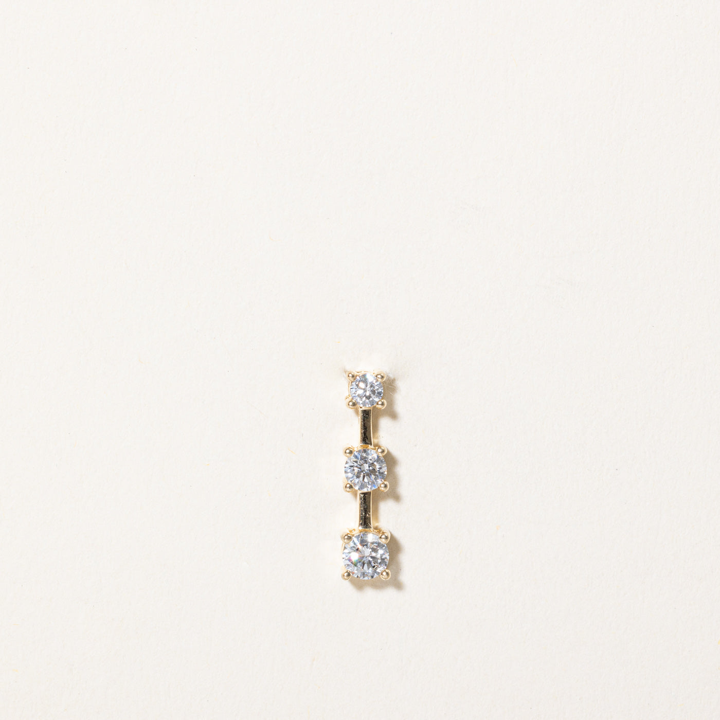 Diamond Column Pendant | 0.48ctw |