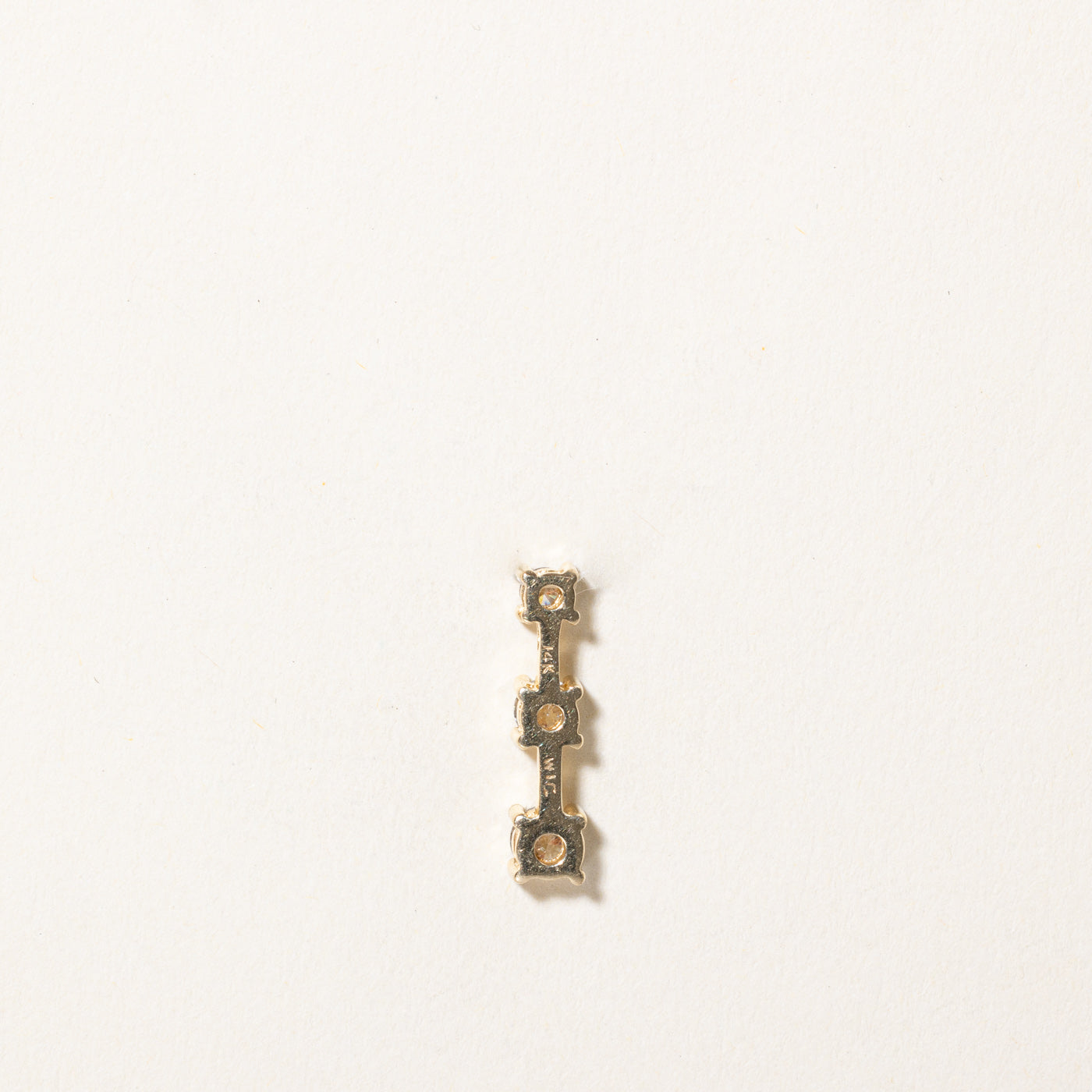 Diamond Column Pendant | 0.48ctw |
