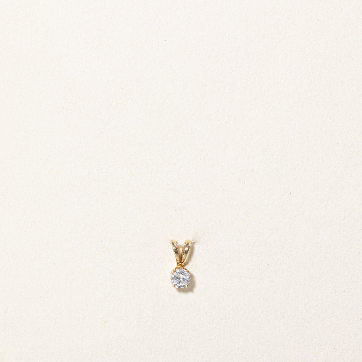 Pendentif Diamant Solitaire | 0,14 ct |