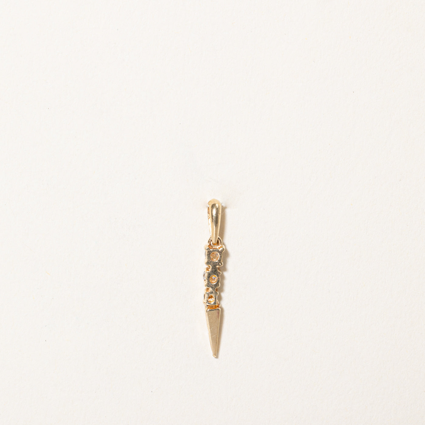 Pendentif goutte en diamant | 0,14 ct |