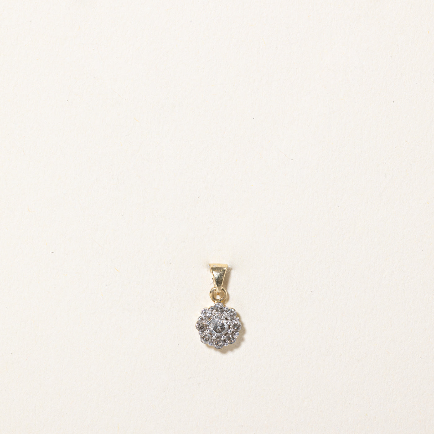 Diamond Cluster Pendant | 0.24ctw |