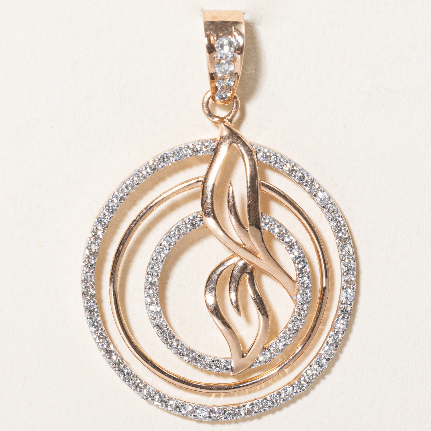 Diamond Multi Circle Pendant | 0.70ctw |