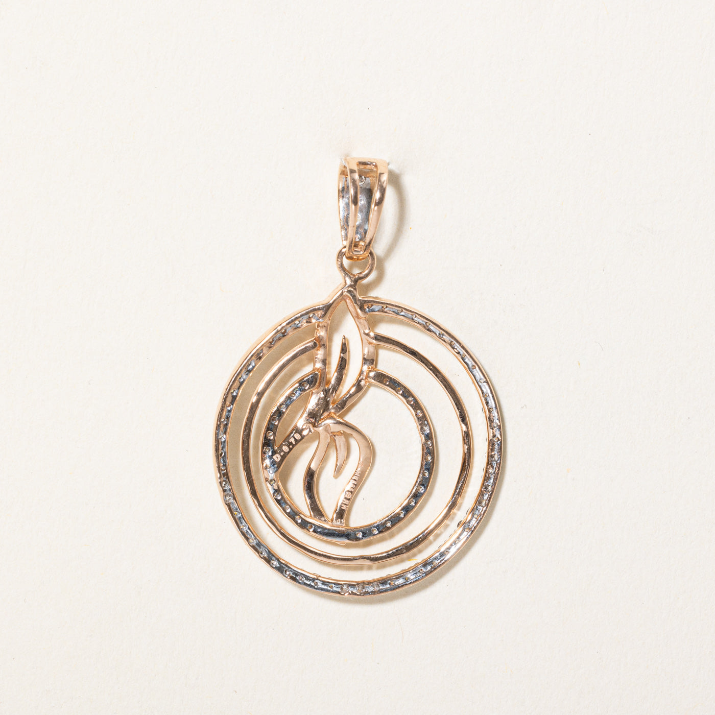 Diamond Multi Circle Pendant | 0.70ctw |