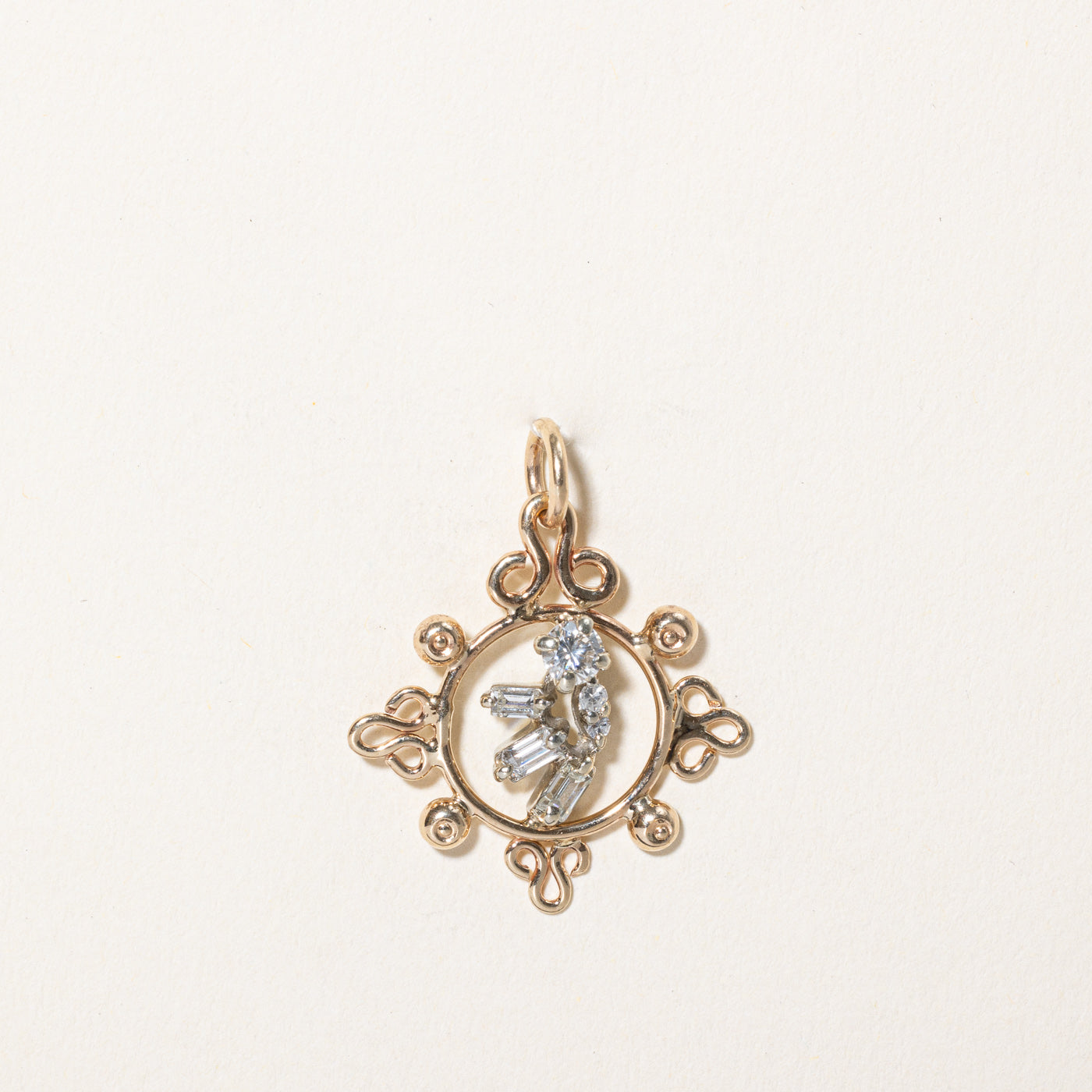Diamond Ornate Design Pendant | 0.39ctw |