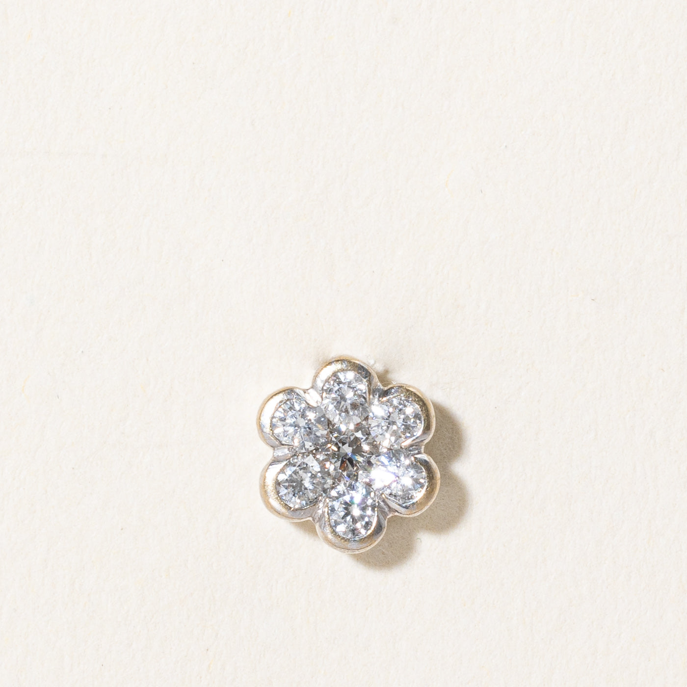 Pendentif Fleur en Diamants | 0,30 ct |