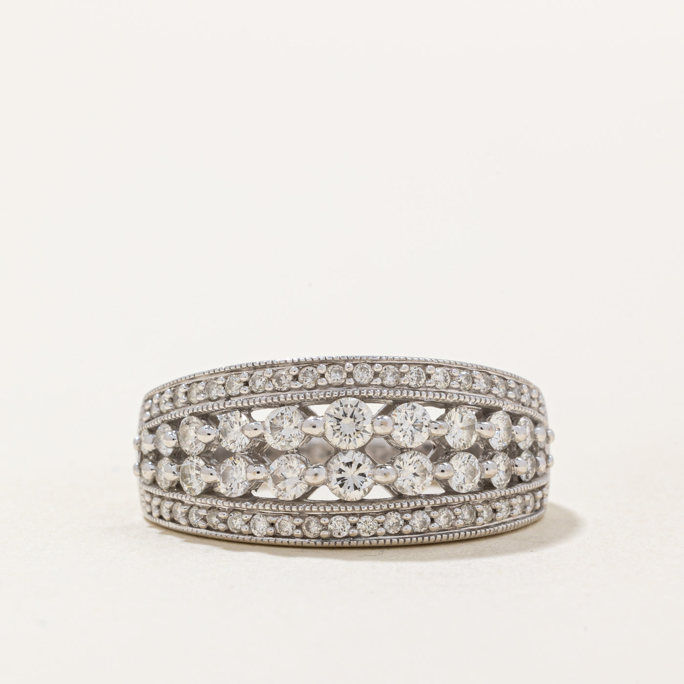 Diamond Cocktail Ring | 0.90ctw | SZ 7 |