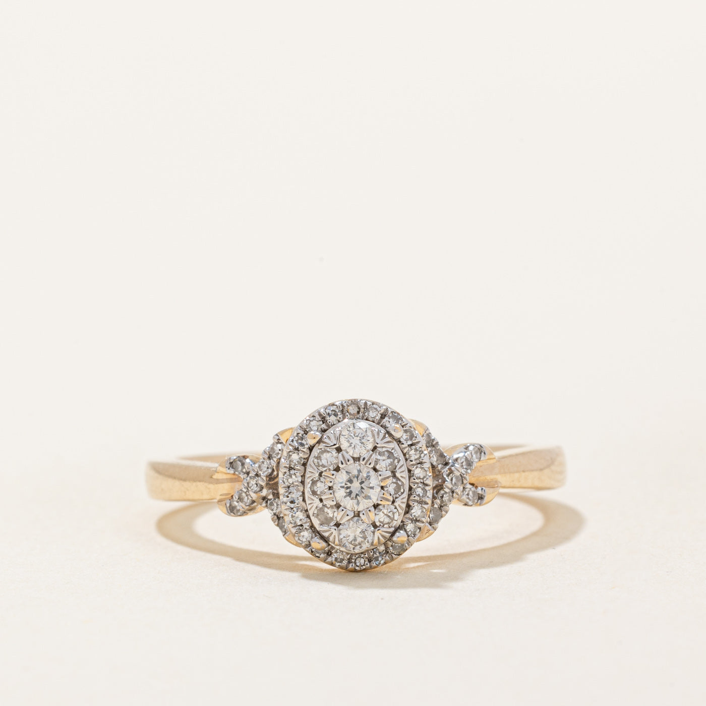 Bague sertie de diamants | 0,25 ct | Taille 7 |