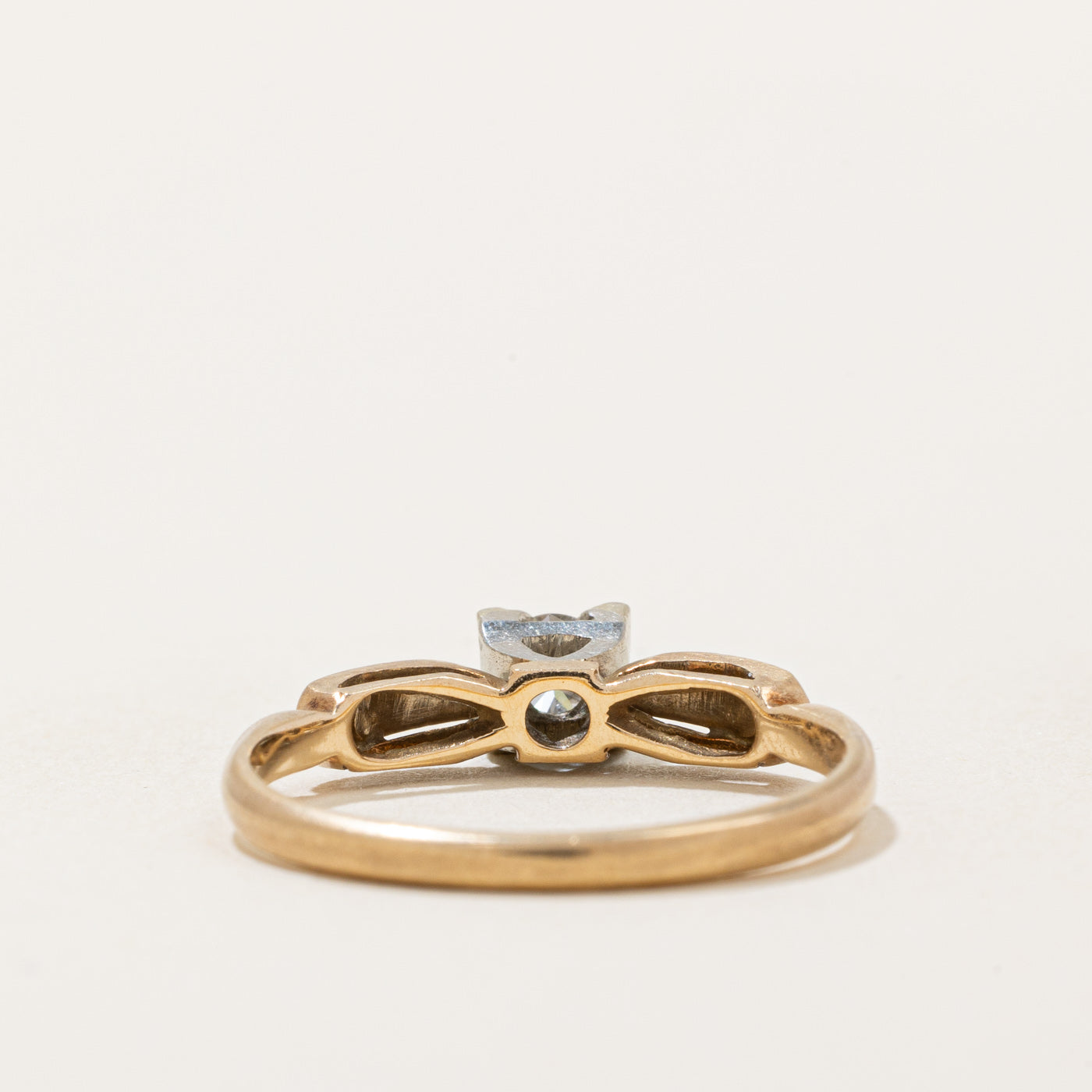 High Set Diamond Engagement Ring | 0.22ct | SZ 7 |