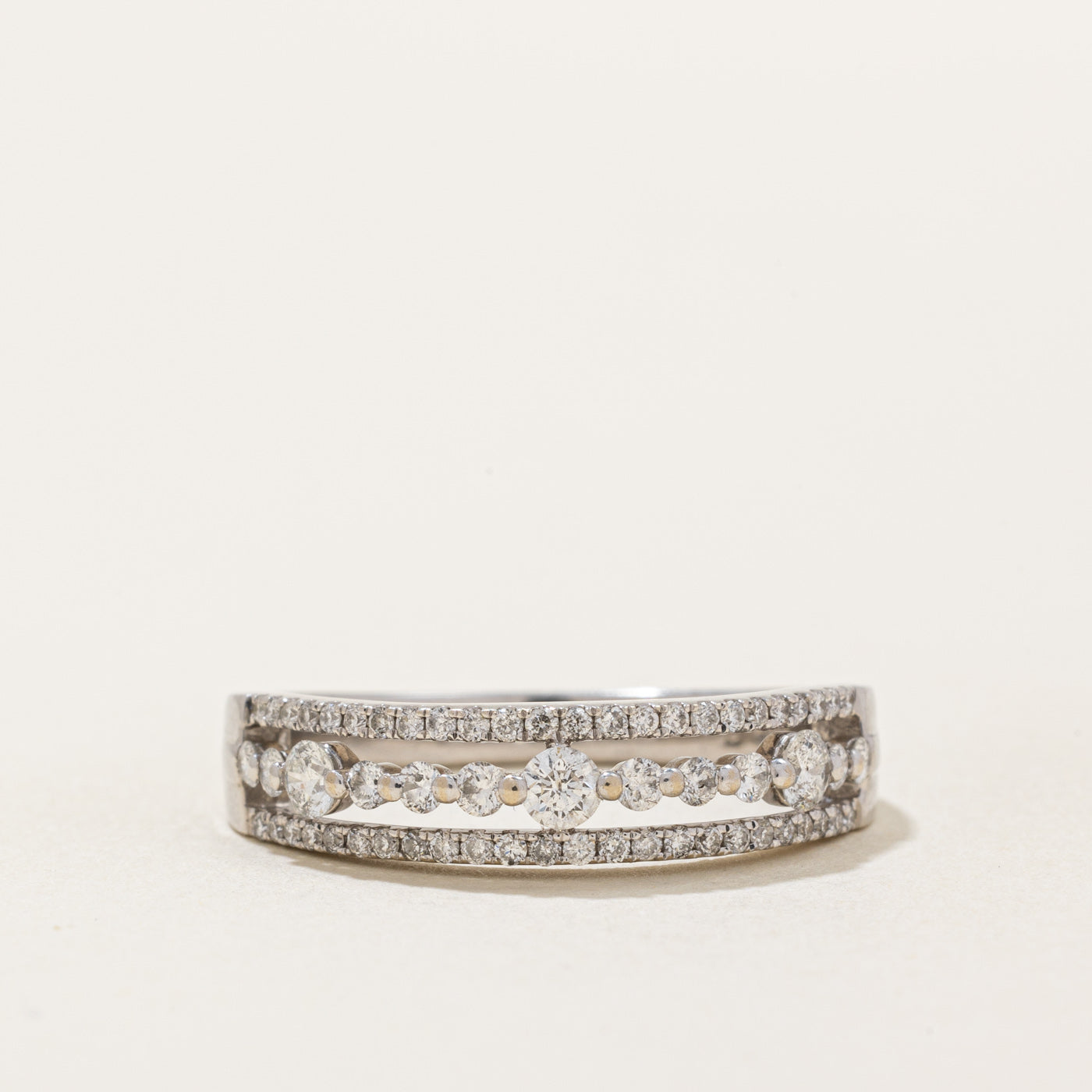 Bague en diamant | 0,50 ct | Taille 8 |