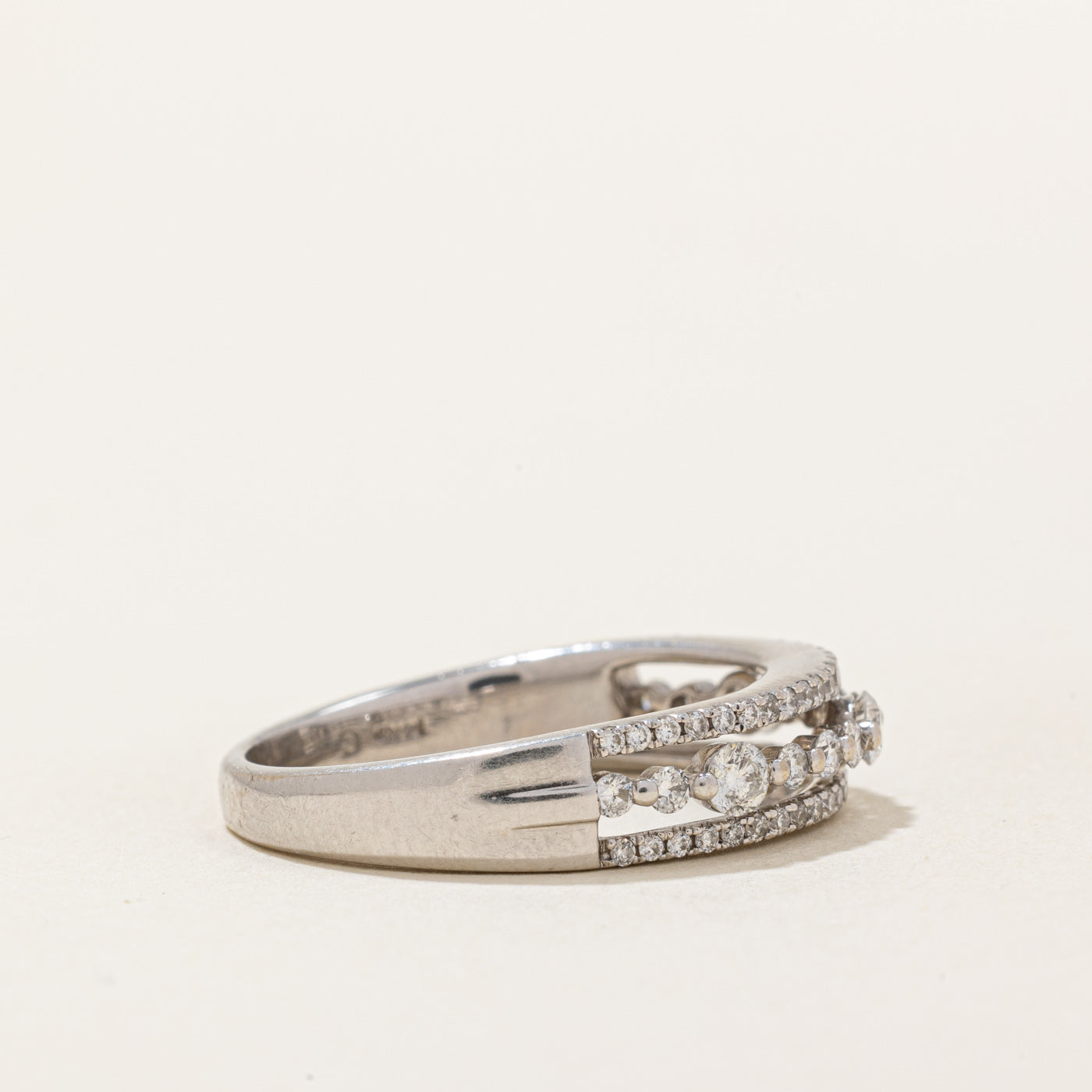 Bague en diamant | 0,50 ct | Taille 8 |