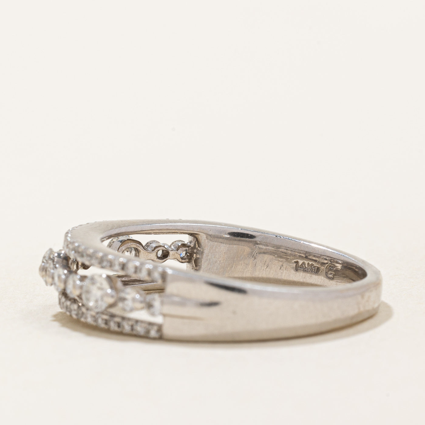 Bague en diamant | 0,50 ct | Taille 8 |