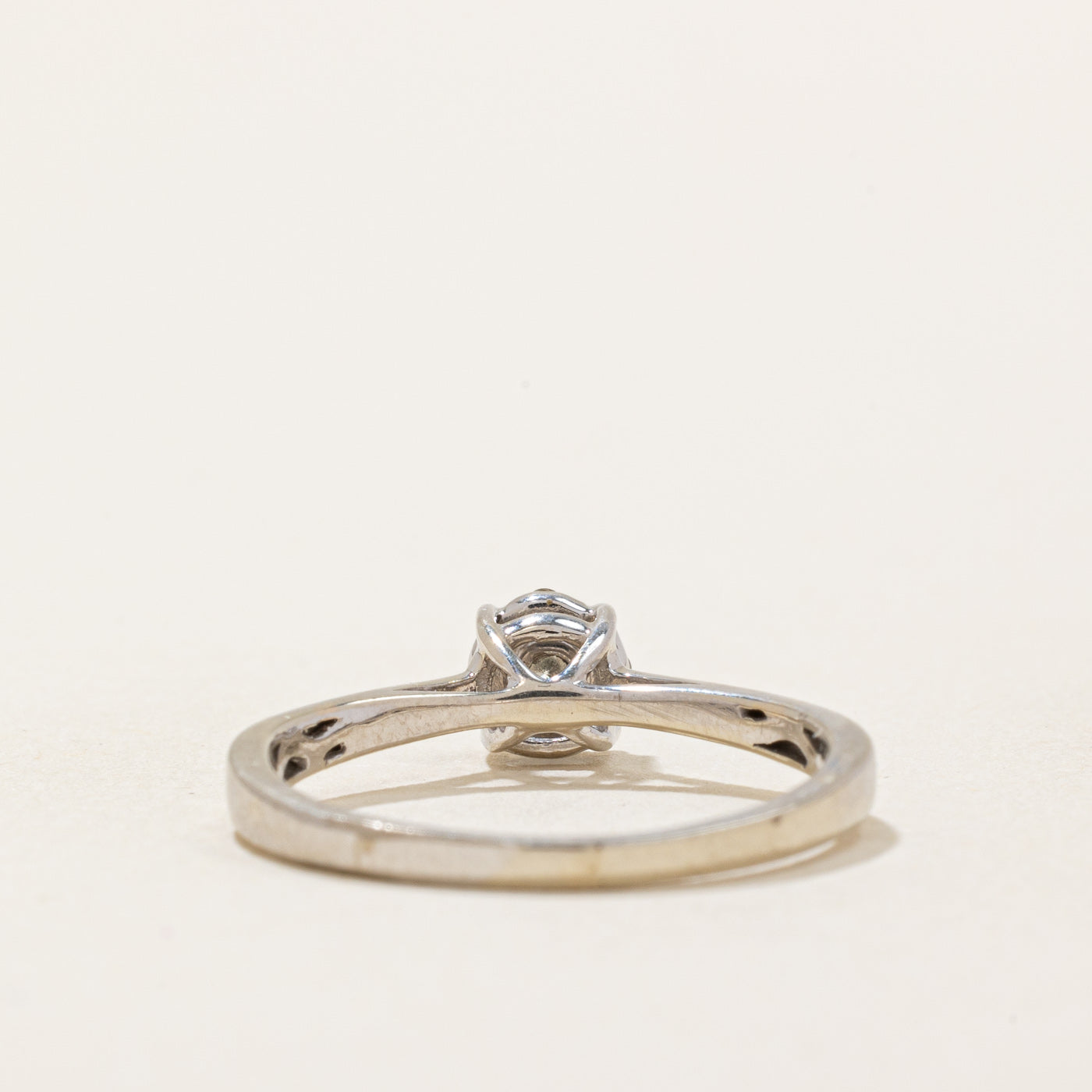 Bague sertie de diamants | 0,09 ct | Taille 5,5 |