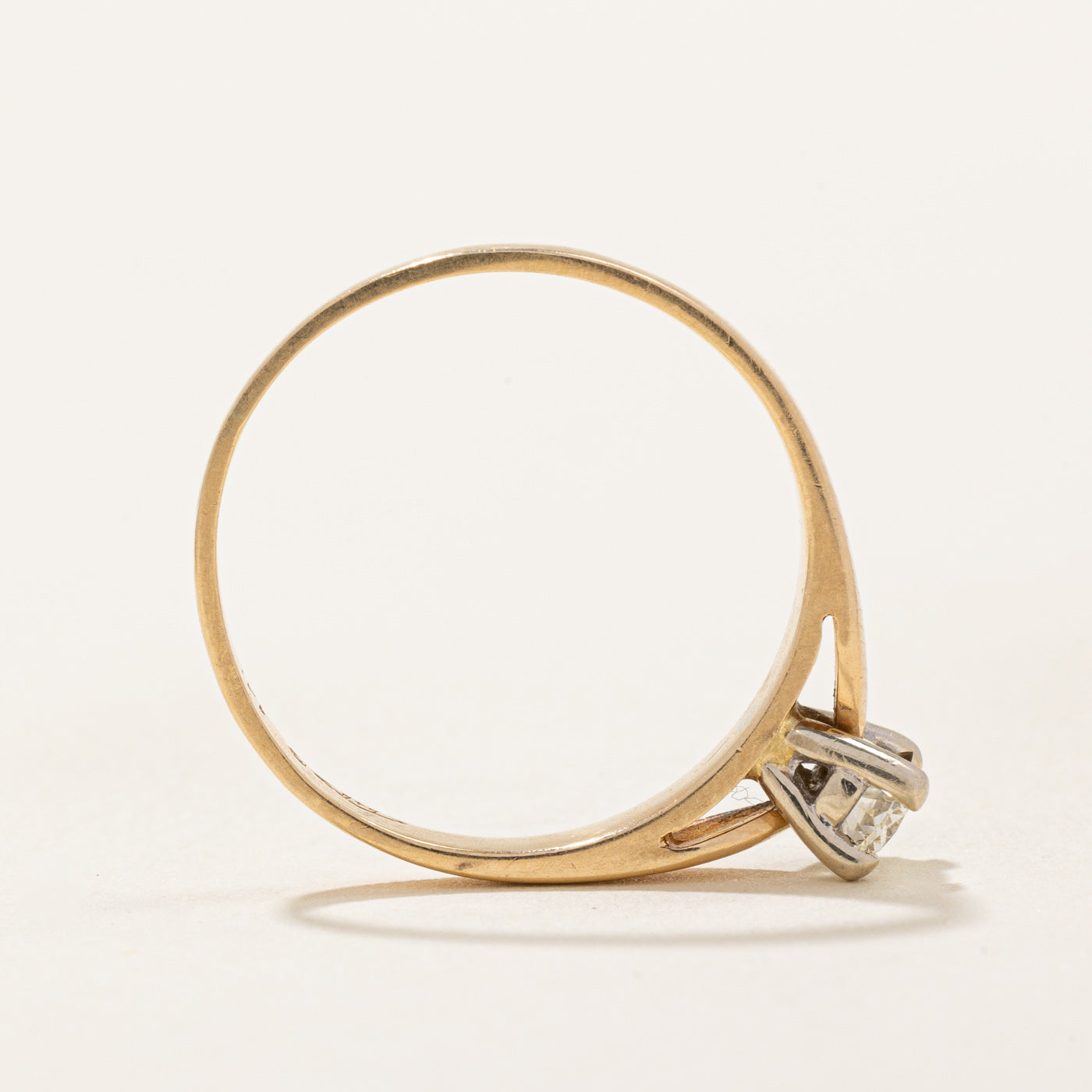 Oval Cut Diamond Engagement Ring | 0.25ct | SZ 6.5 |