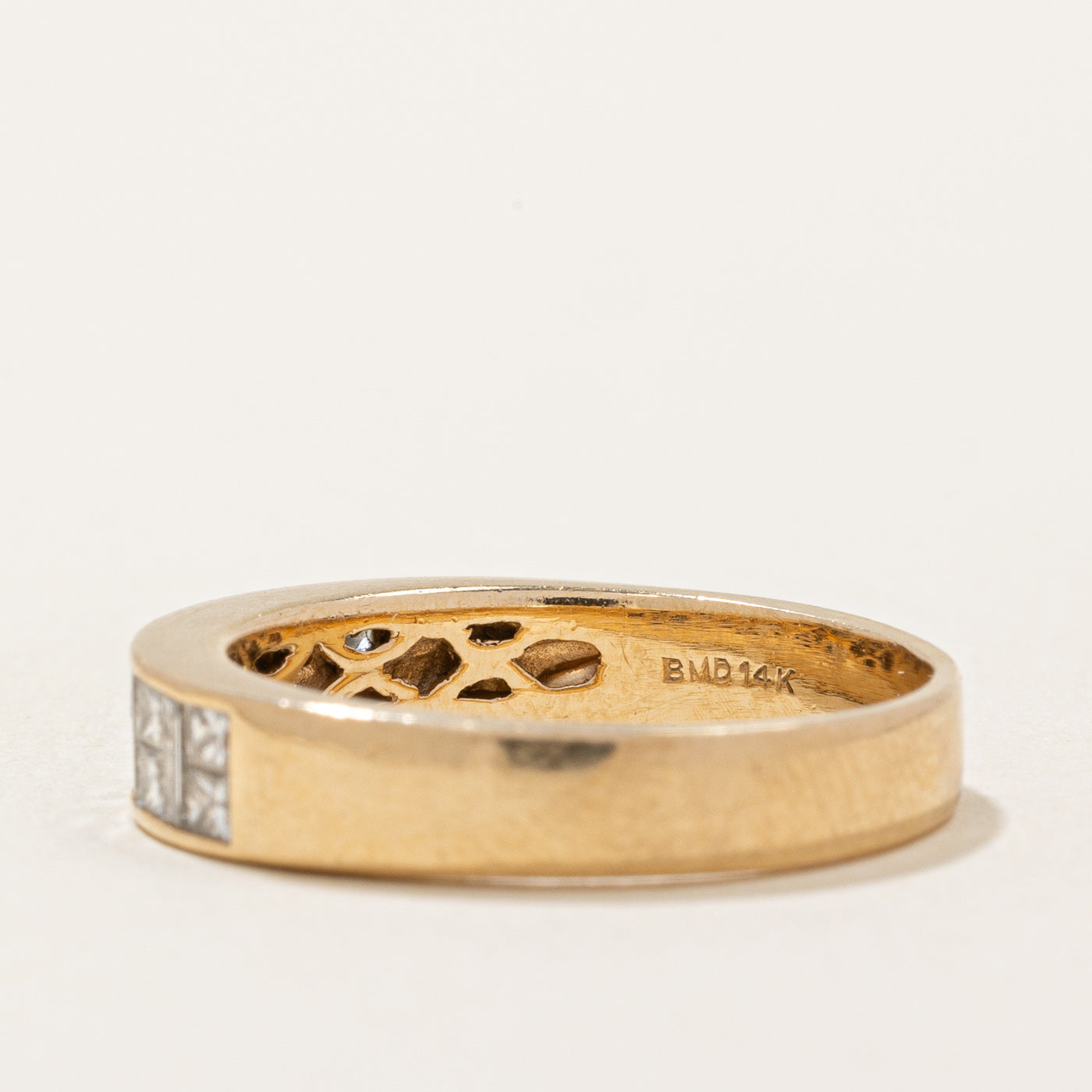 Princess & Baguette Cut Diamond Band | 0.50ctw | SZ 5.75 |