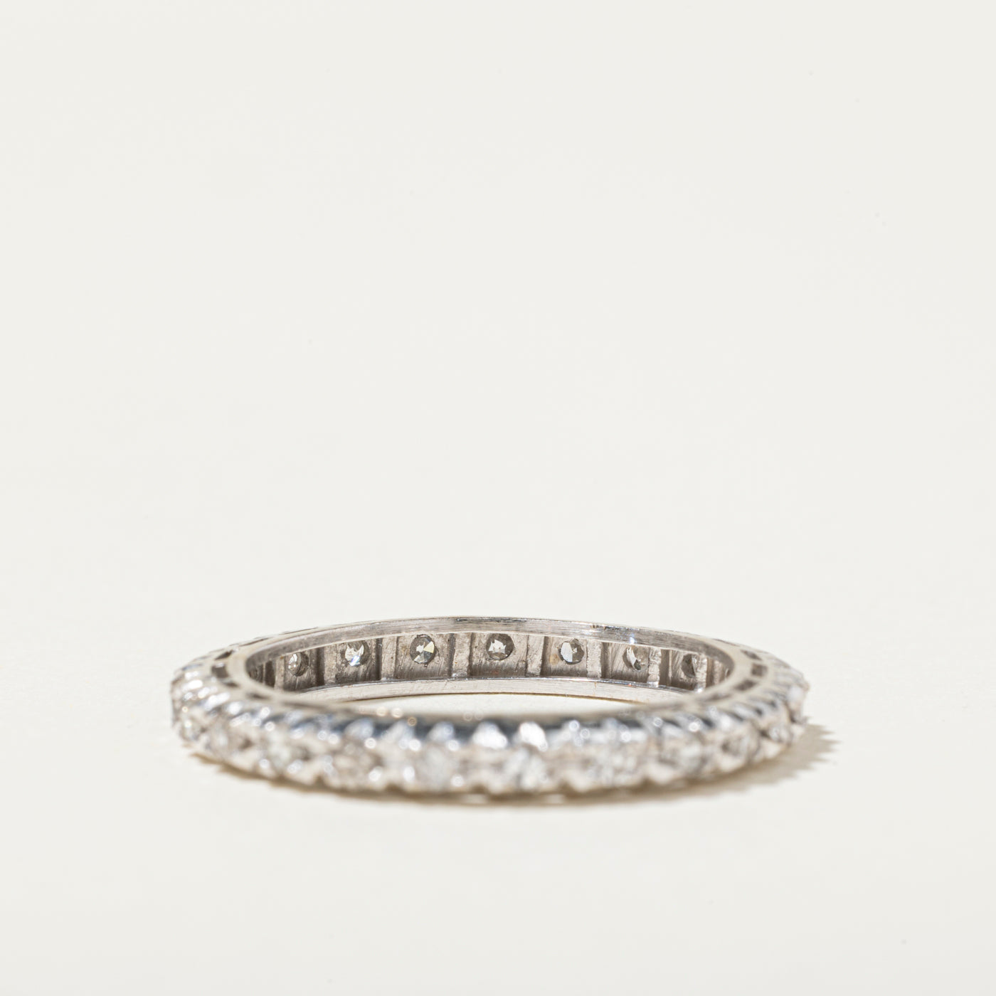 18k Diamond Eternity Band | 0.52ctw | 2mm | SZ 7.5