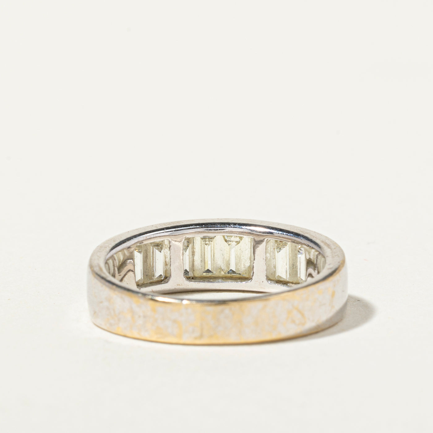 18k Baguette Cut Diamond Band | 1.40ctw | SZ 5.75