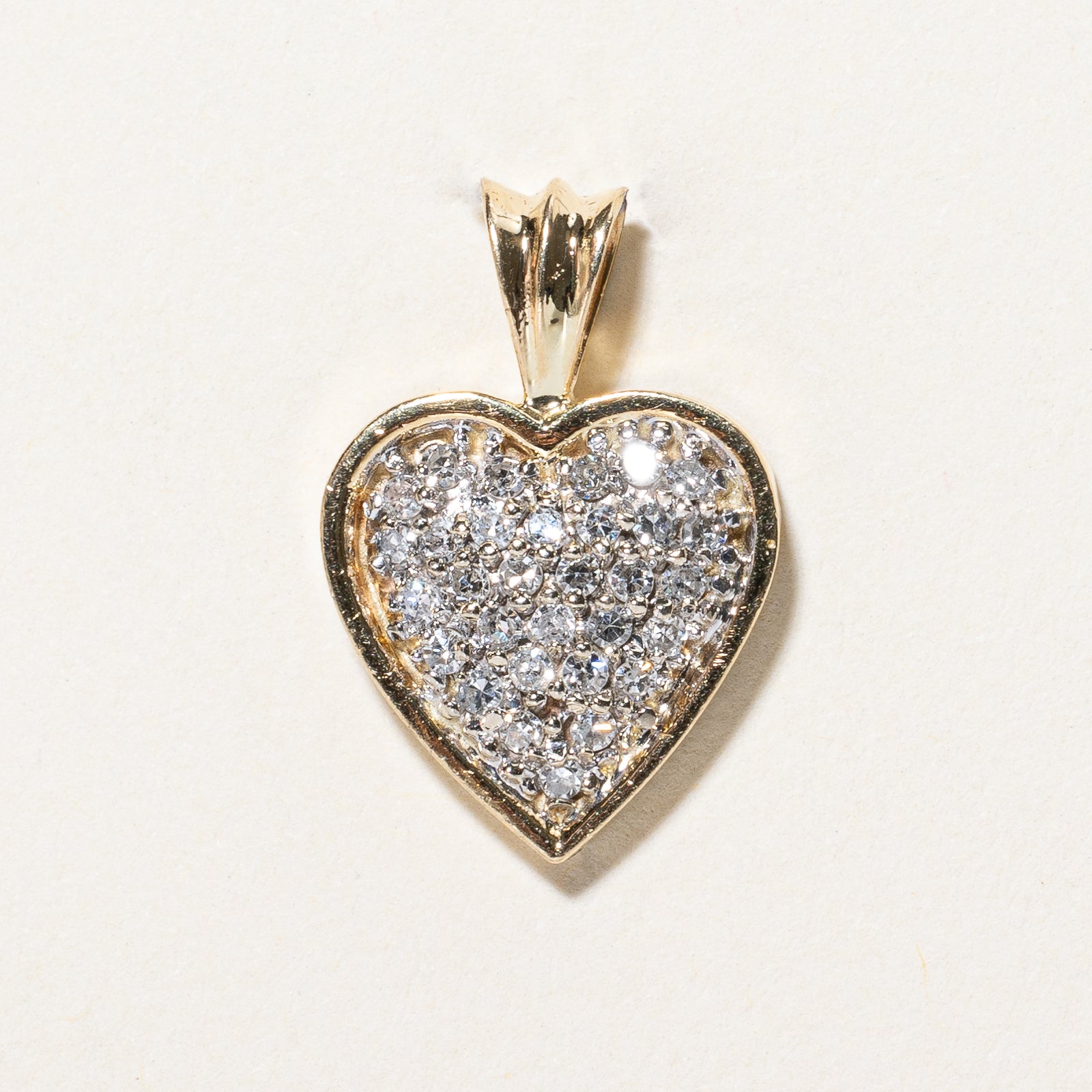Pendentif cœur en diamant | 0,31 ct |