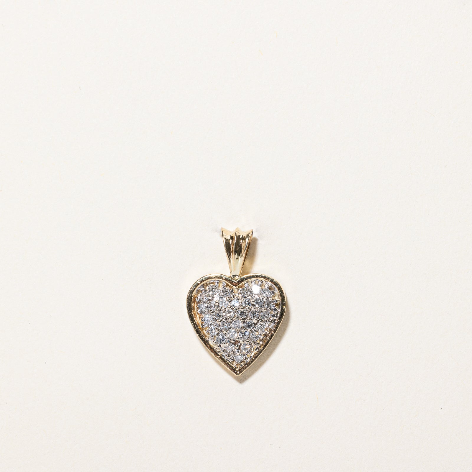 Pendentif cœur en diamant | 0,31 ct |