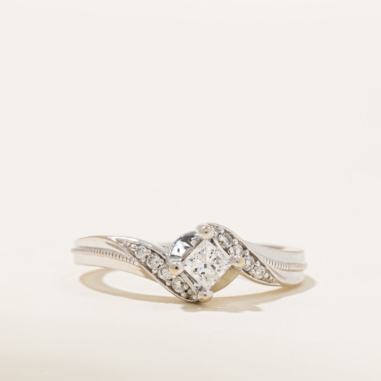 Princess Cut Diamond Ring | 0.32ctw | SZ 6.75 |