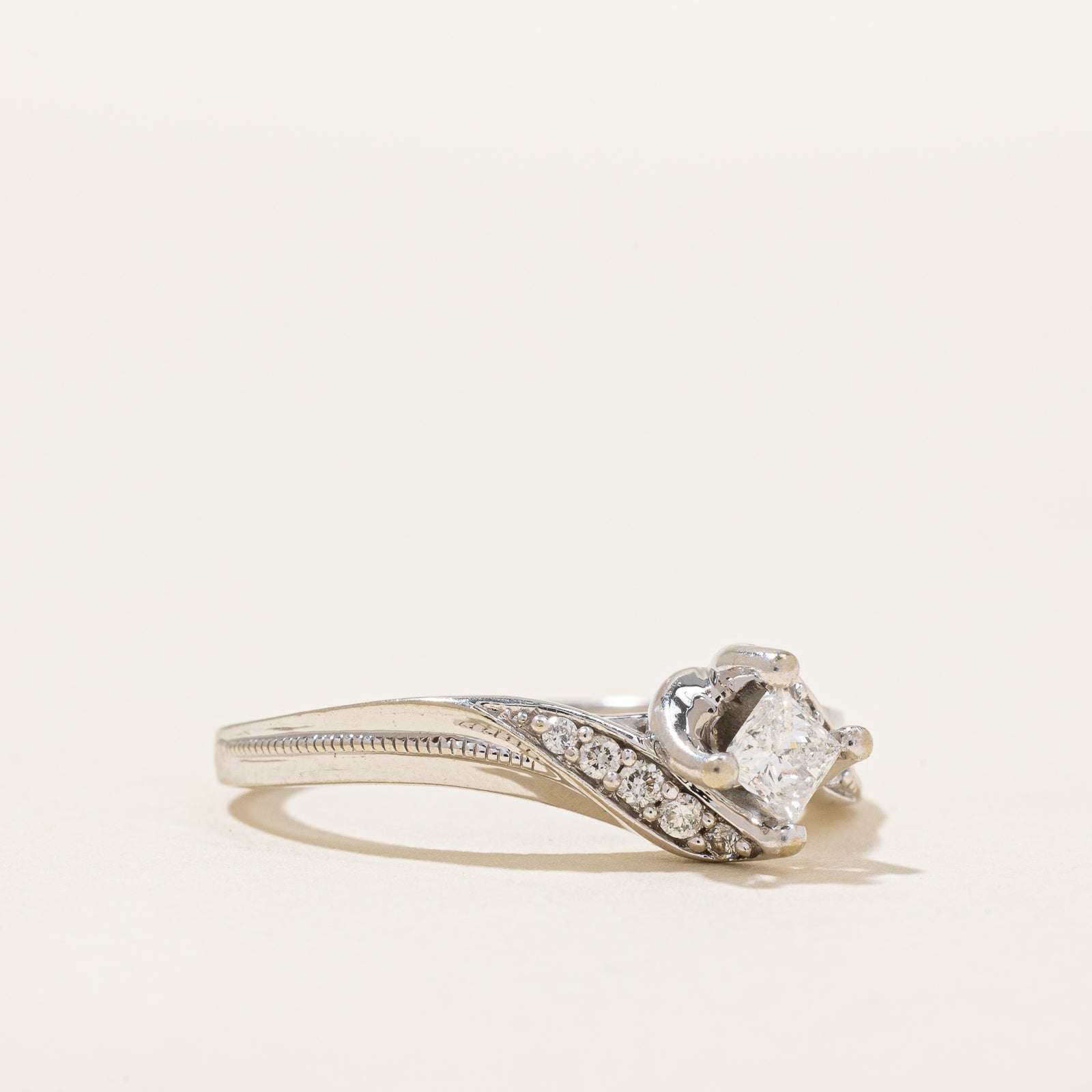 Princess Cut Diamond Ring | 0.32ctw | SZ 6.75 |