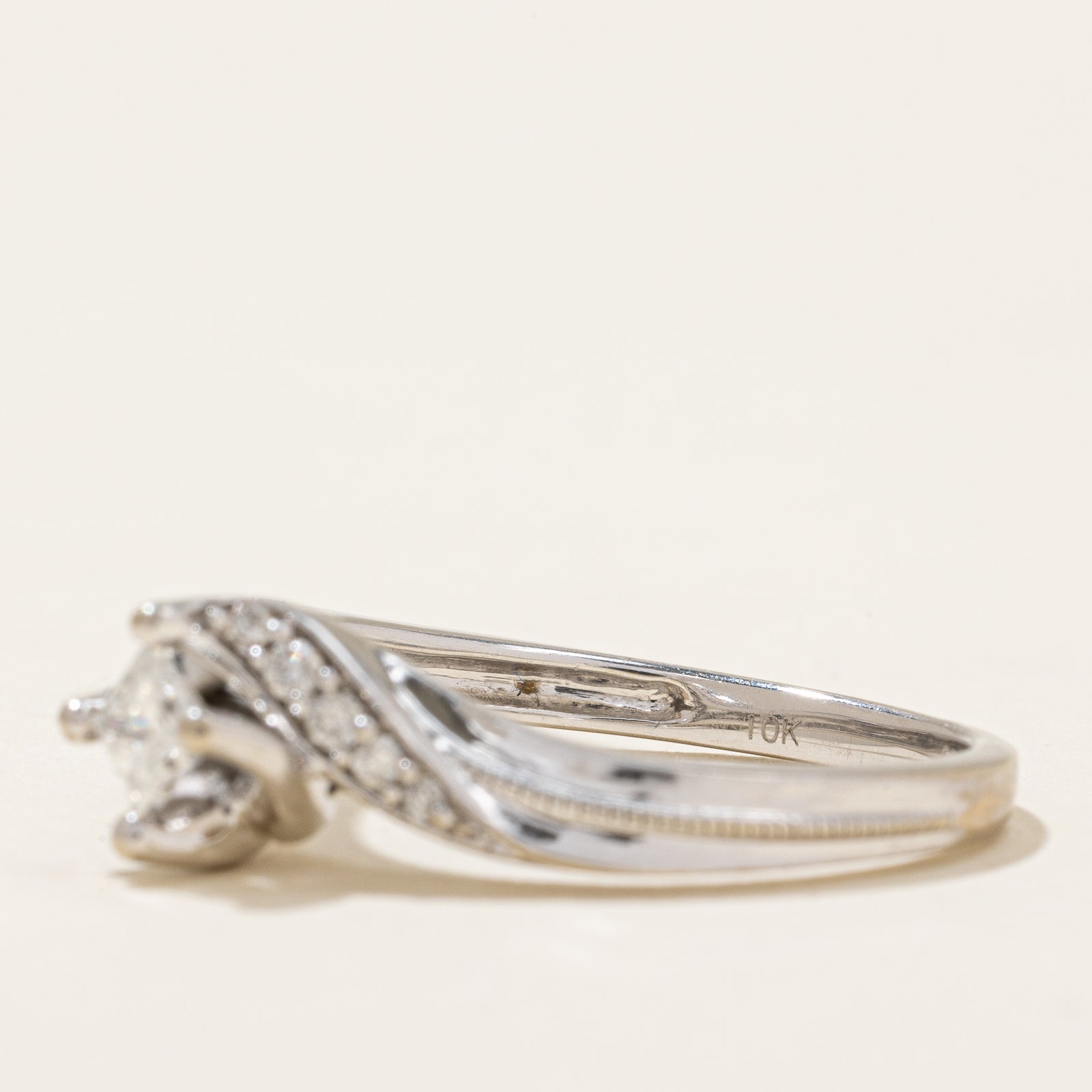 Princess Cut Diamond Ring | 0.32ctw | SZ 6.75 |