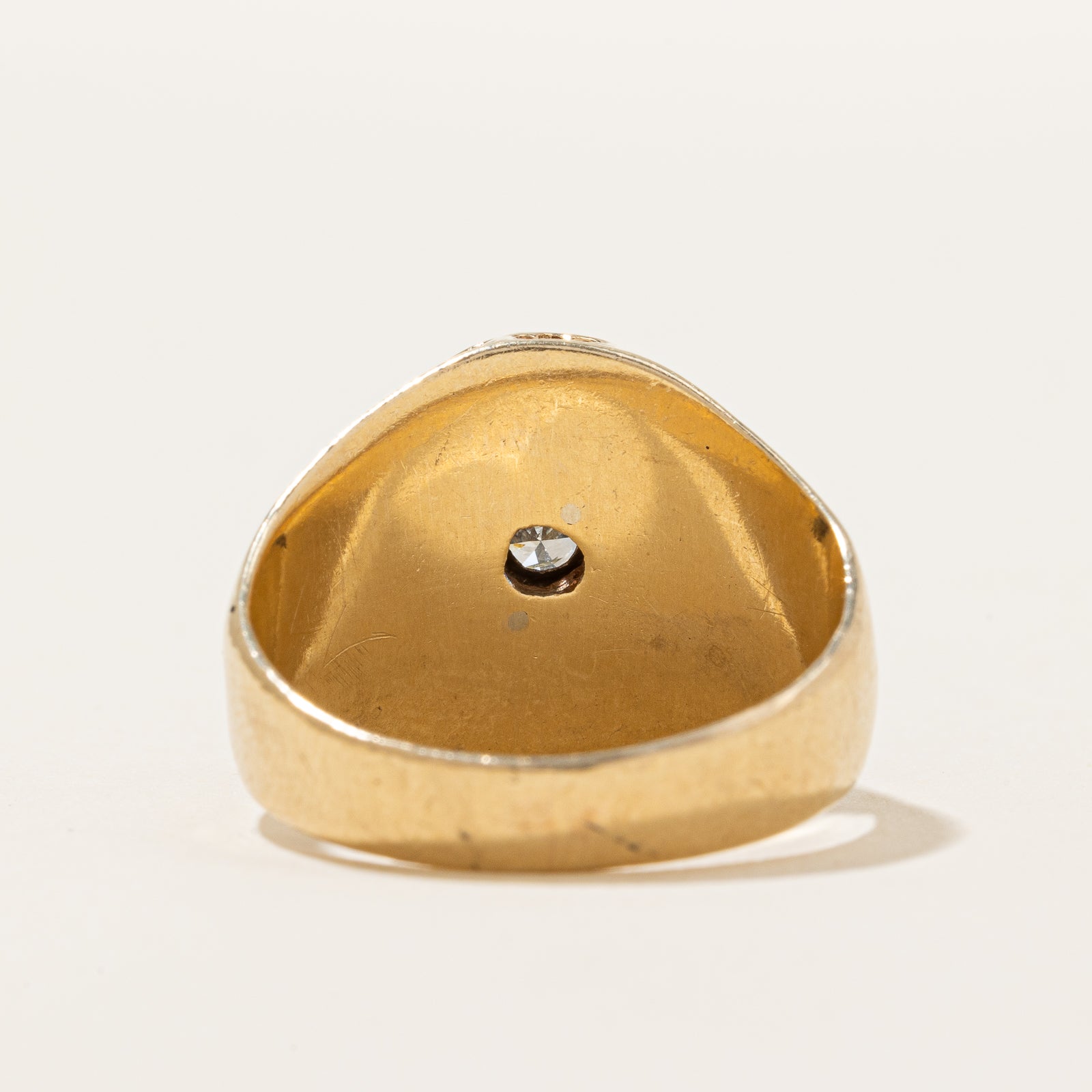 Diamond Textured Cocktail Ring | 0.26ctw | SZ 9.25 |