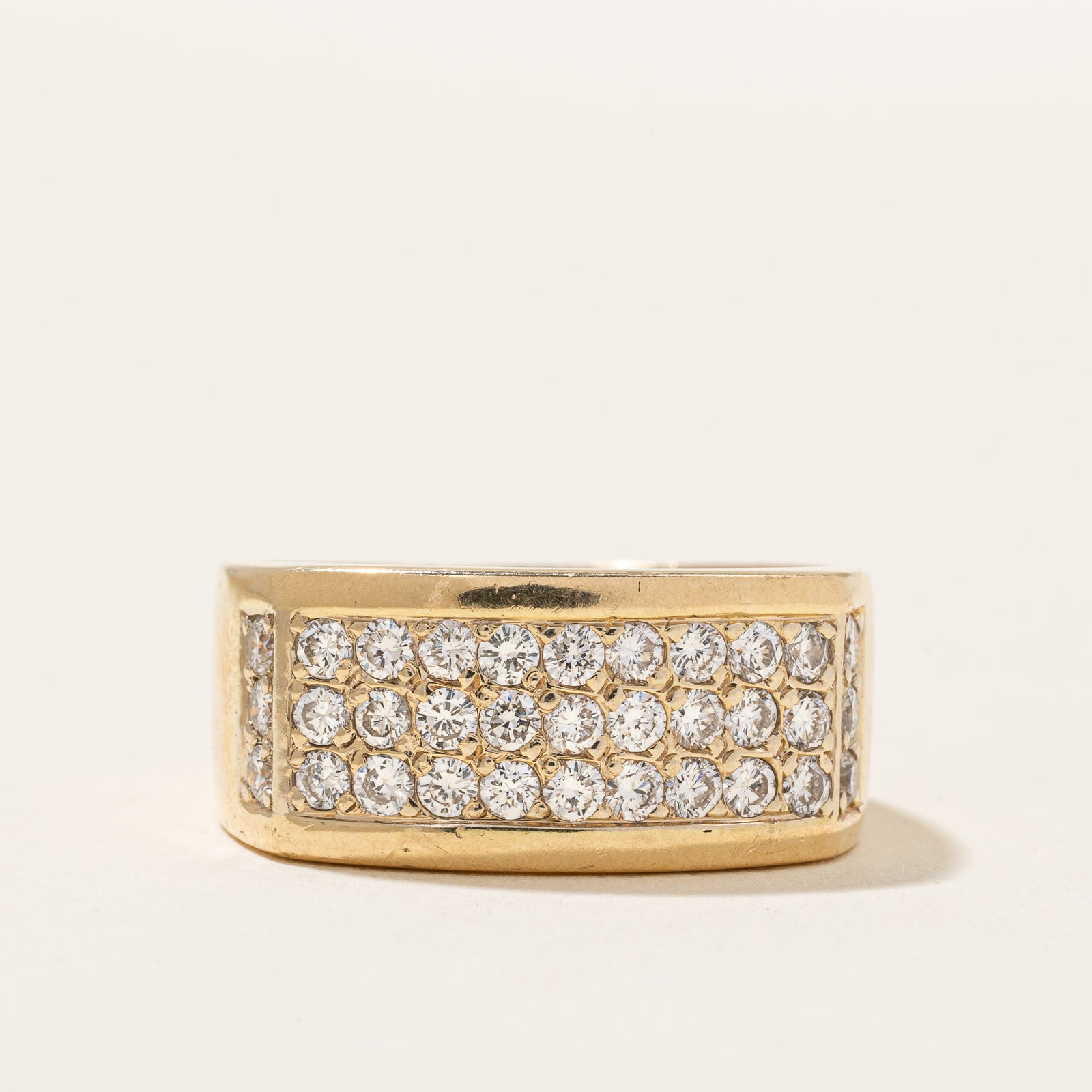 Channel Set Diamond Grid Band | 1.00ctw | SZ 9.25 |