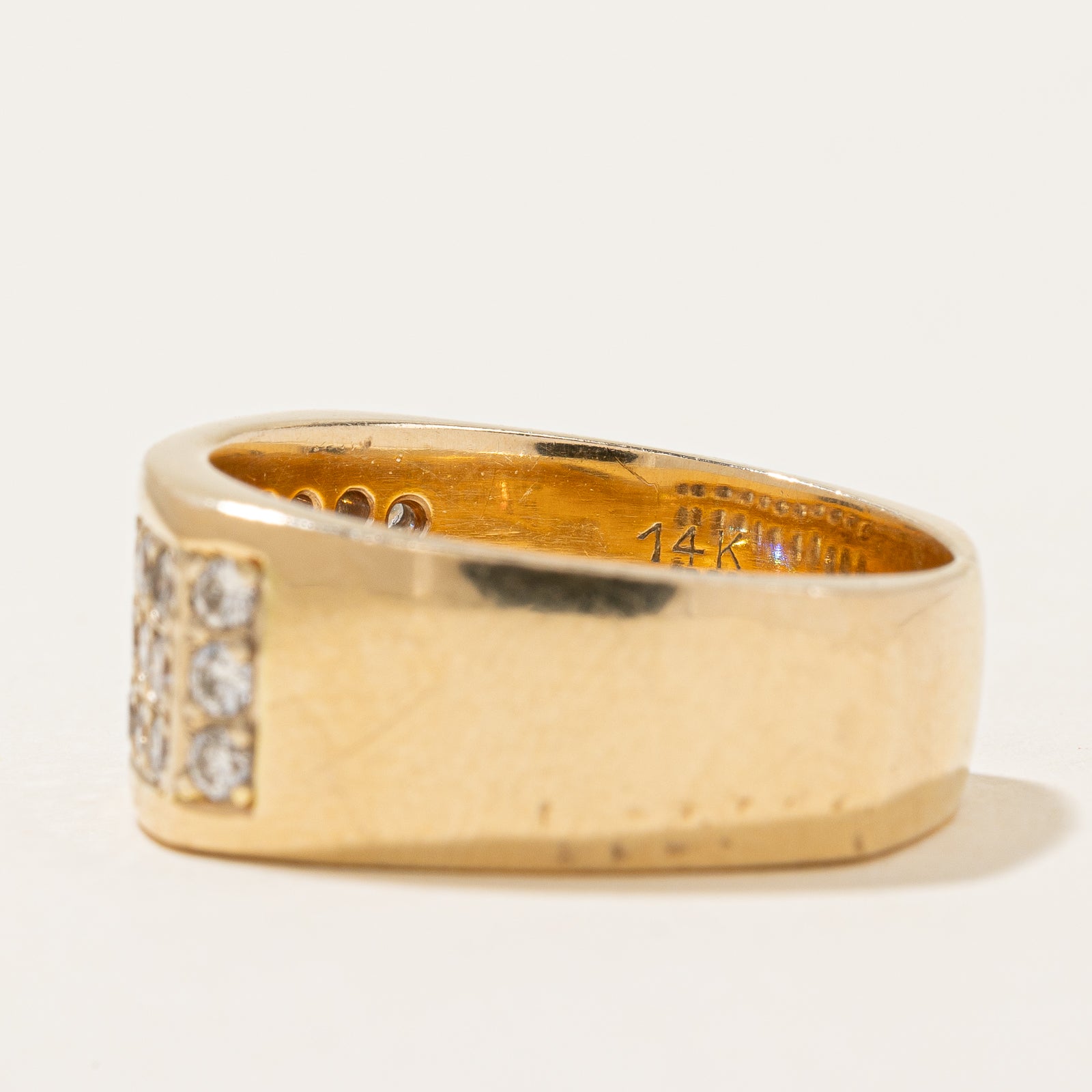 Channel Set Diamond Grid Band | 1.00ctw | SZ 9.25 |