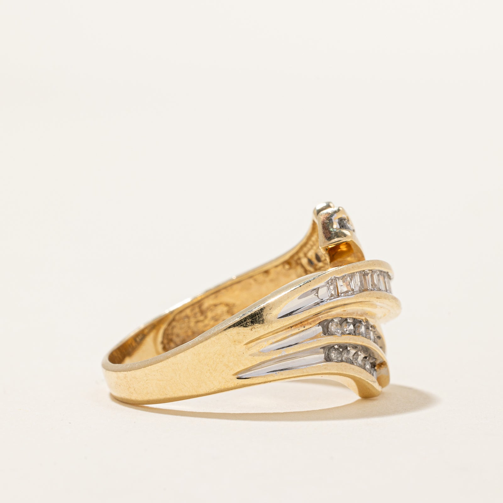 Diamond Waterfall Ring | 0.36ctw | SZ 8.25 |