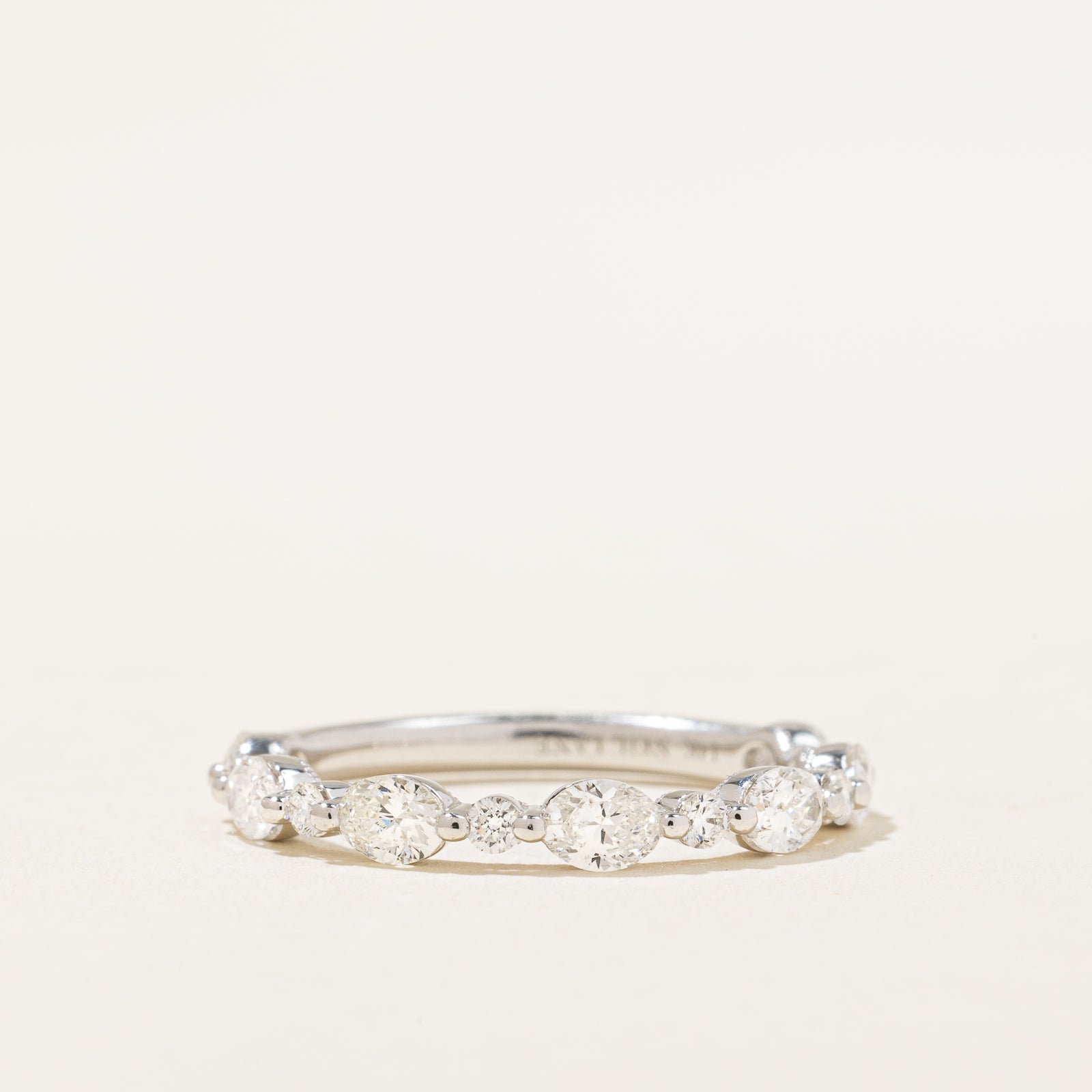 Alliance semi-éternité en diamants « Neil Lane » | 0,90 ct | Taille 6,5 |