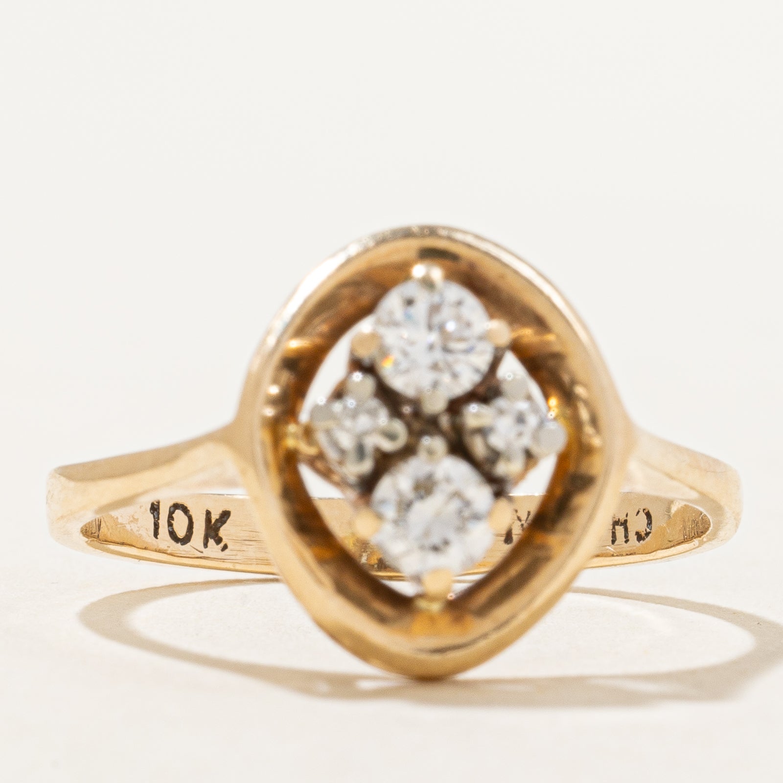 Four Stone Diamond Ring | 0.29ctw | SZ 6.75 |