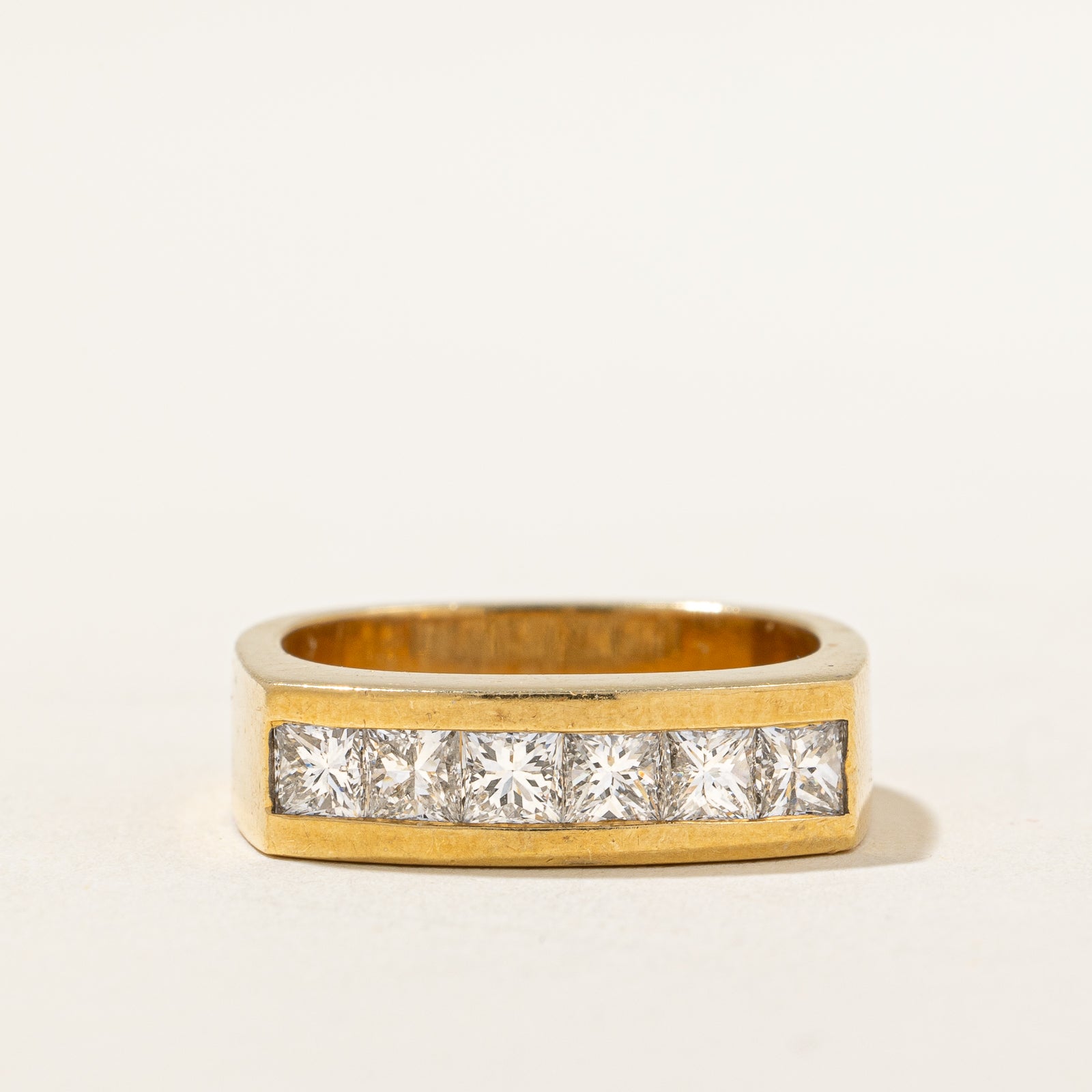 Channel Set Princess Cut Diamond Band | 0.83ctw | SZ 5 |