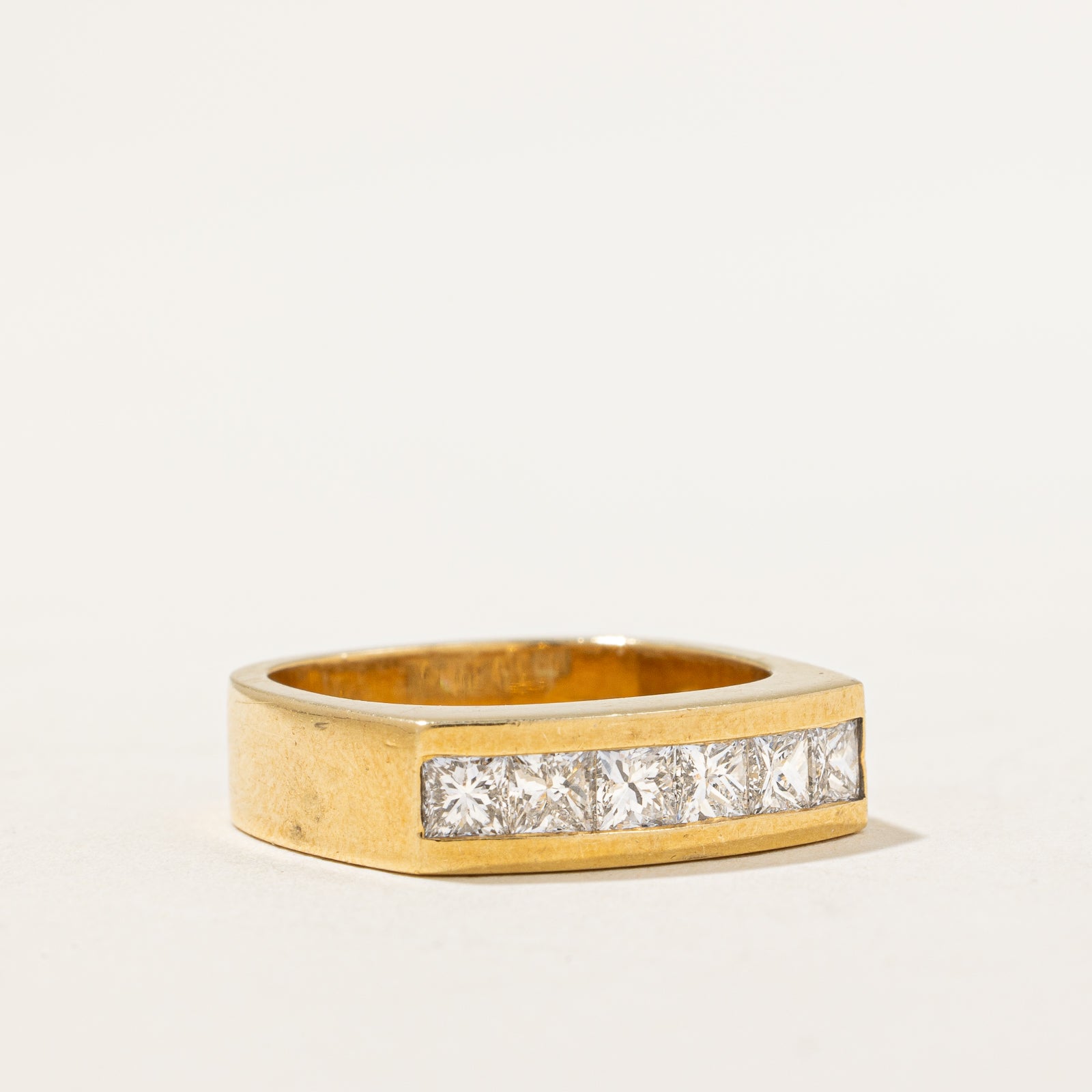 Channel Set Princess Cut Diamond Band | 0.83ctw | SZ 5 |