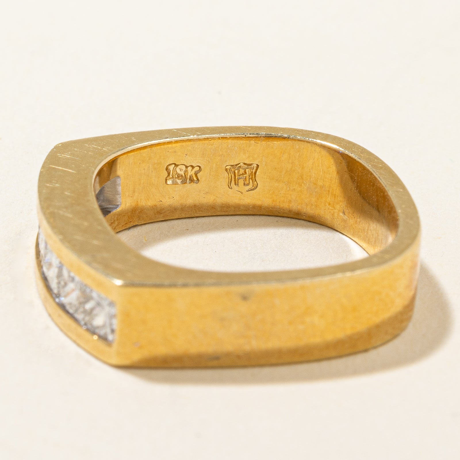 Channel Set Princess Cut Diamond Band | 0.83ctw | SZ 5 |